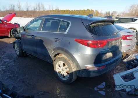 2017 Kia Sportage Lx из США, поврежденный, VIN KNDPMCAC6H7273637
